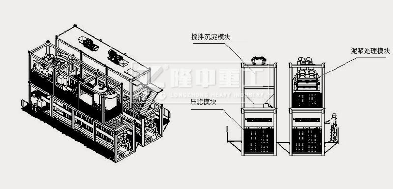 模塊化打樁泥漿處理設(shè)備結(jié)構(gòu)